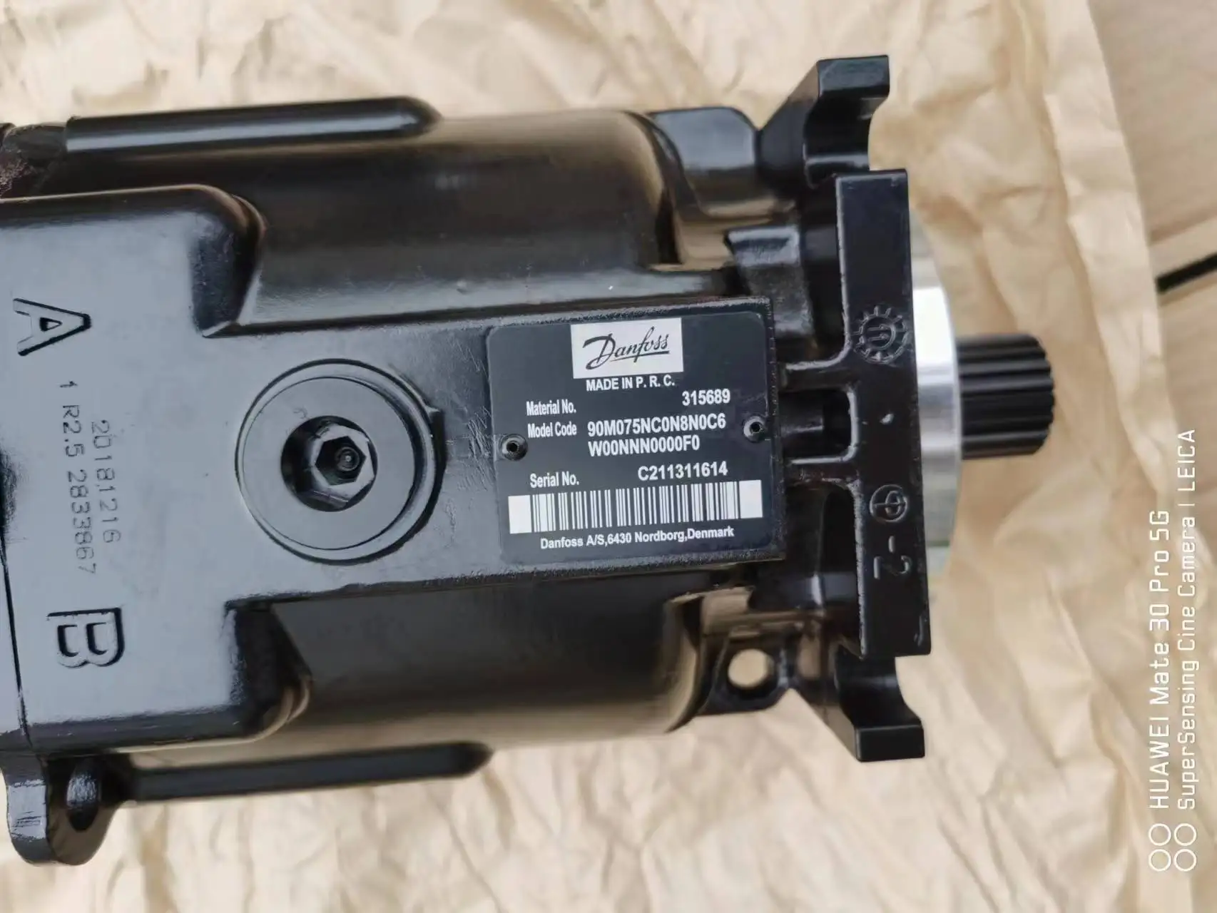 Гидравлический насос Sauer danfoss серии 90R 90M075NC0N8N0C6W00NNN0000F0 315689 запчасти для миксера грузовика 90R075 90L075 90M075