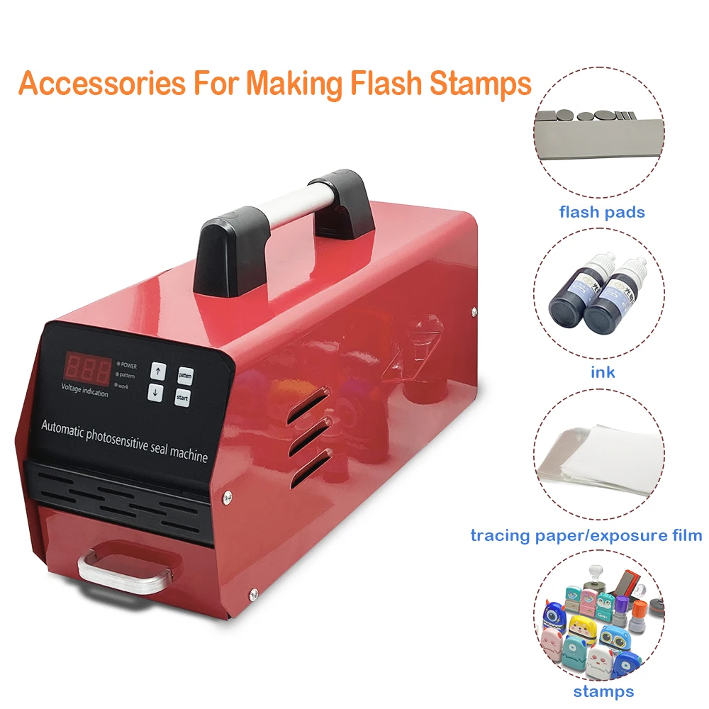 Wholesale flash stamp machine automatic office time stamp machine paper stamp making machine