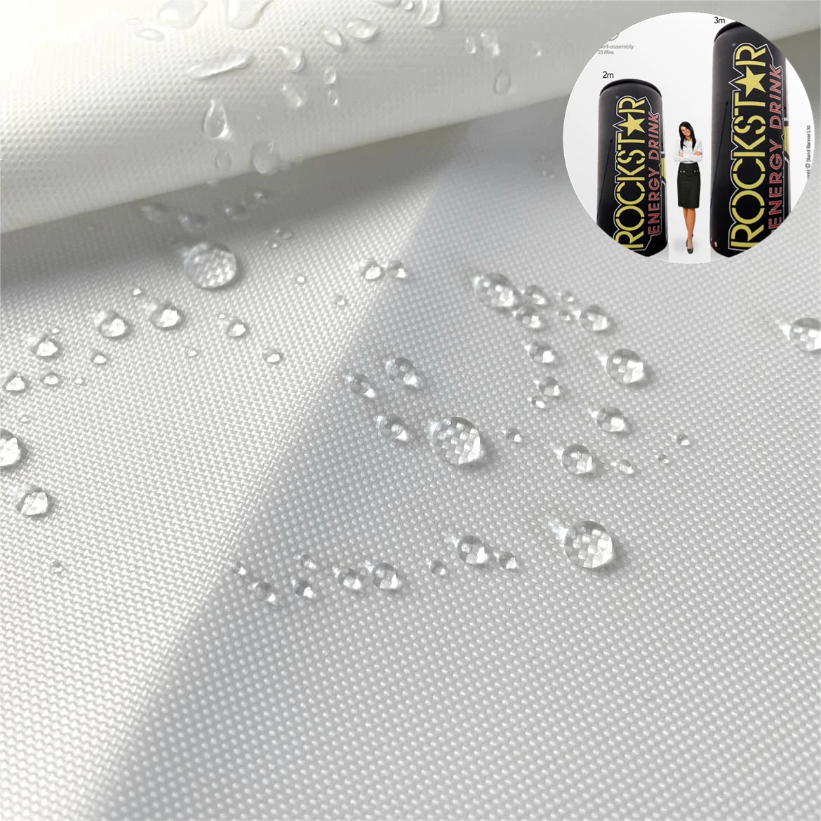 600D 100% Polyester Oxford Inflation Fabric for  Inflatable ADs Sublimation Paper Transfer Printing waterproof