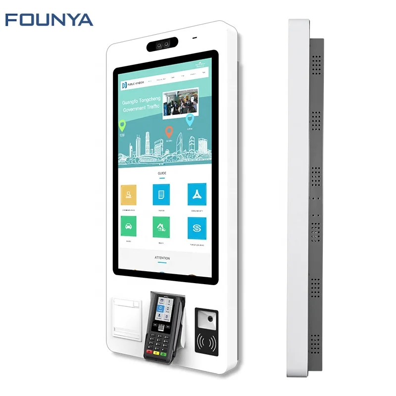NFC/ RFID card reader self service pay bill fee machine for leisure clubhouse foot massage beauty salon indoor park