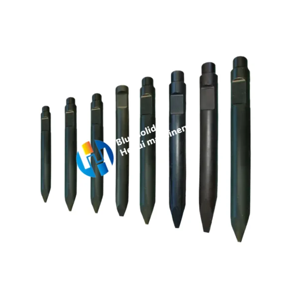 HB Hydraulic Rock Breaker Hammer Spare Parts New Condition Chisel Rod Moil Point Caterpillar Retail Machinery Repair Shops