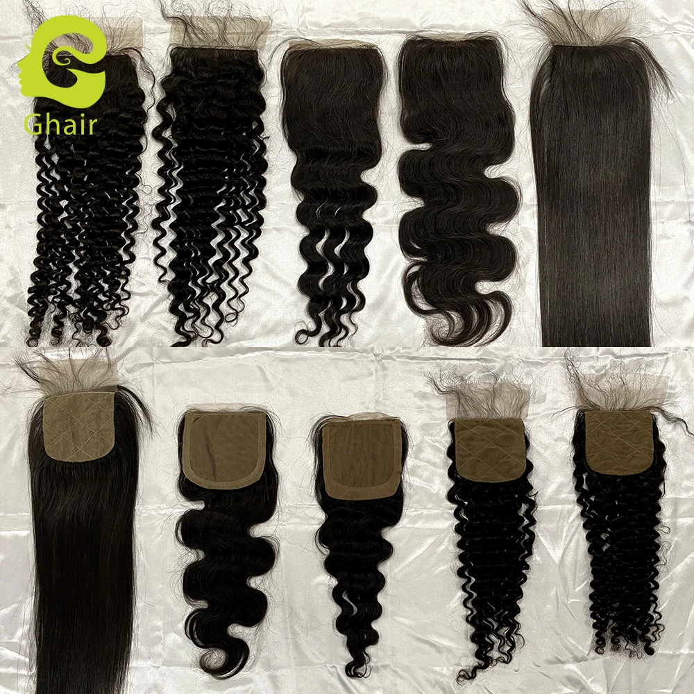 Silk base closure 4x4 Silk top hair replacement