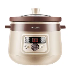 Tonze Chinese Porcelain Electric Stew Sauce Pot Soup Maker Cheap Price Purple Clay Pot Slow Cooker