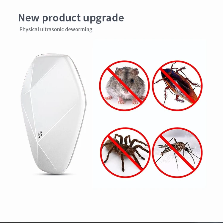 Indoor Pest Control Insect Rat Repellent Ultrasonic Plug In Mouse Repeller