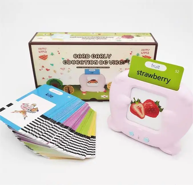 Mini Electronic Educational Flash Memory Cards Kids Plug-in Learning Machine Early Education Device Kids Sensory Learning Toy