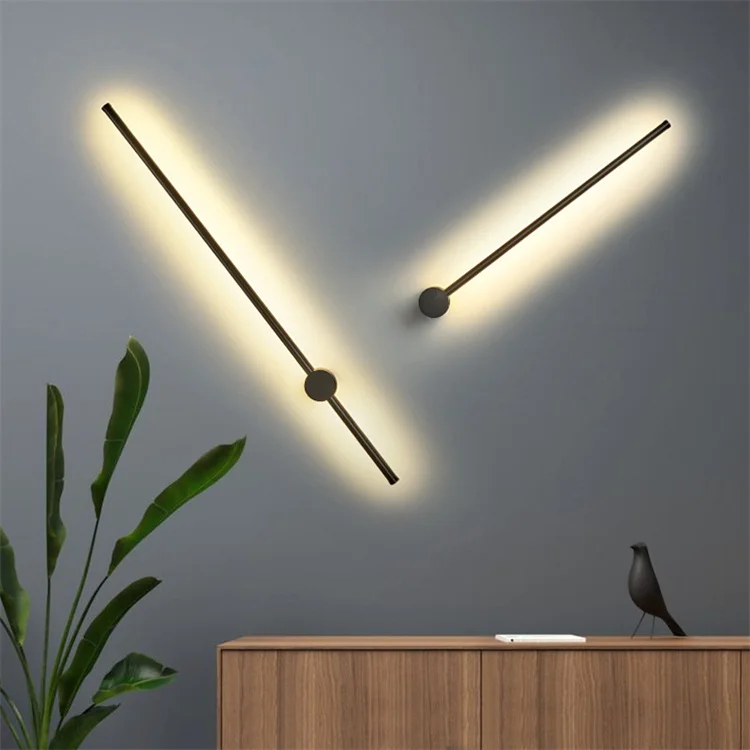 Home Bedroom Living Room Surface mounted Sofa Background Sconce Fixture Anti Glare Dimmable Rotation Rotating wall lamp light