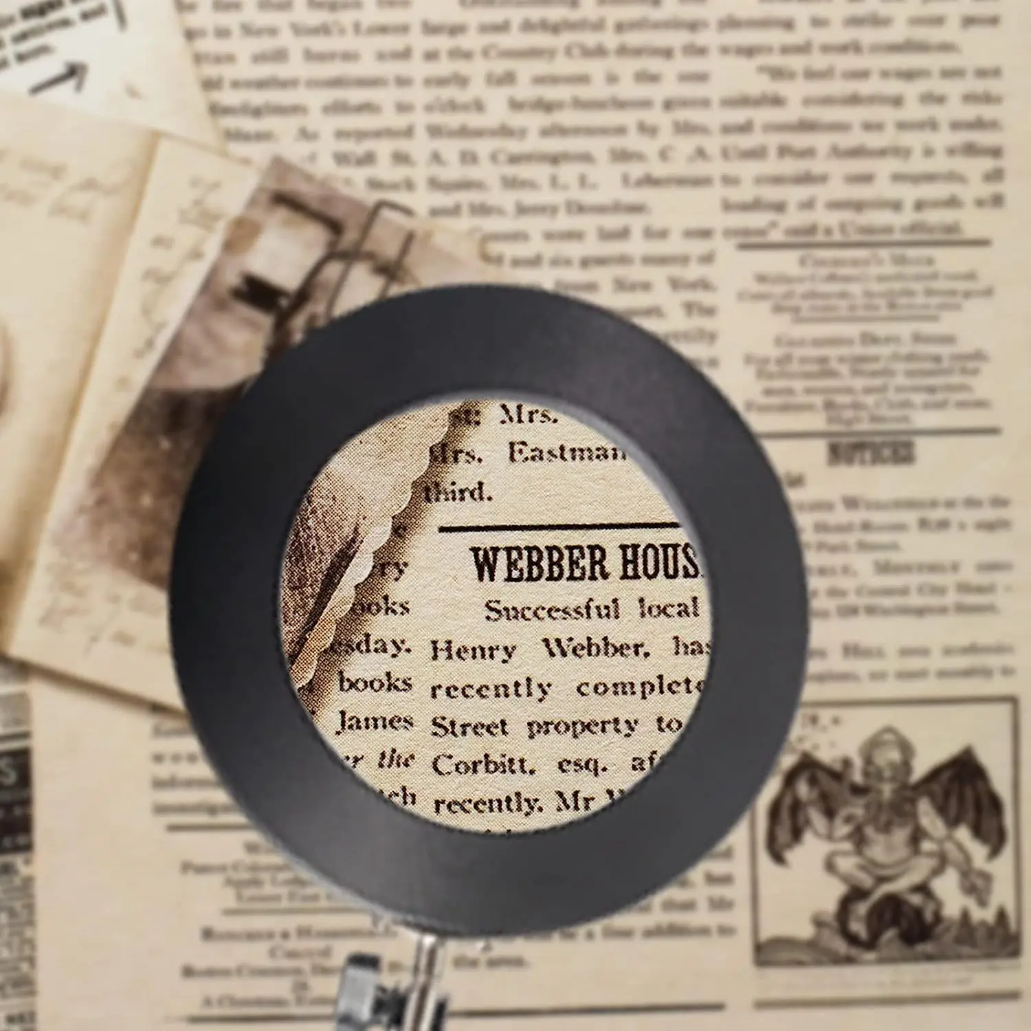 Salon-specific table lamp LED magnifying lamp with clip suitable for manicure eyebrow tattoo and eyelash extensions