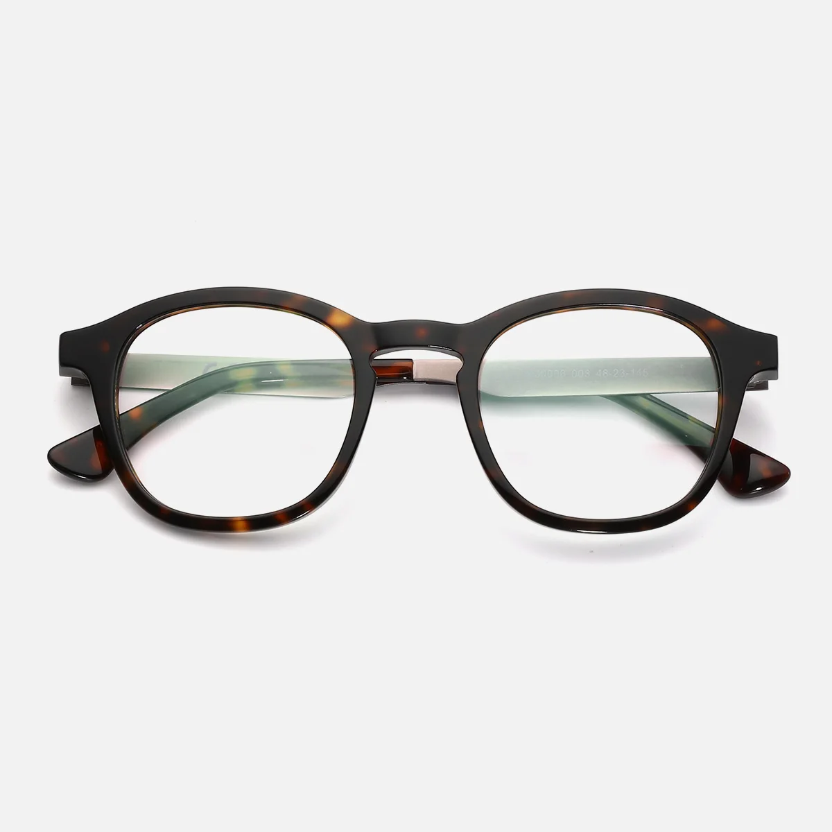 ZENOTTIC Fancy Top Quality Fashion Full-Rim Eyewear Round Retro Acetate Frame Optical Women Men Glasses Eyeglasses Frames