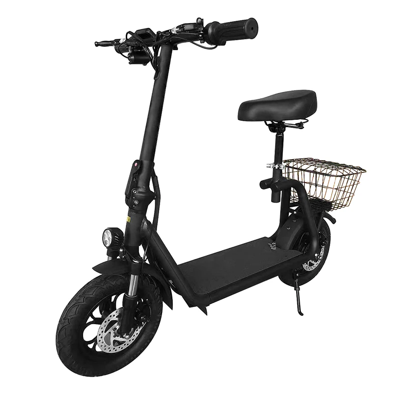 JINLIN 500w 48v 12 inch 2 Wheel Fast E Scooter Electric Bike electric scooter with seat for adults