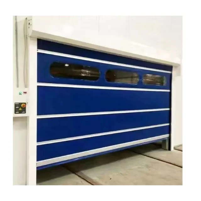 High Speed Rolling Door for Cold Store Industrial Fast Interior Exterior Roller Shutter Roll Up High Speed PVC Door