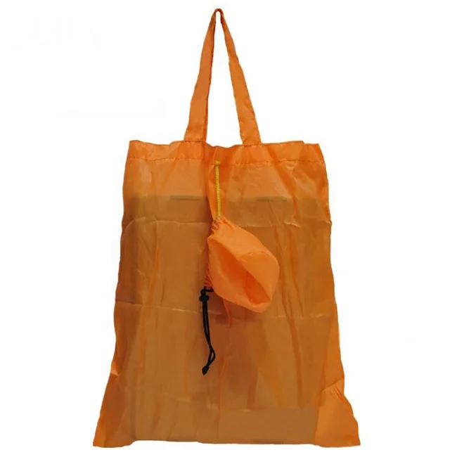 Ball Foldable Shopping Bag Promotional Polyester Foldaway Carrier Bags Bulk Customized Logo