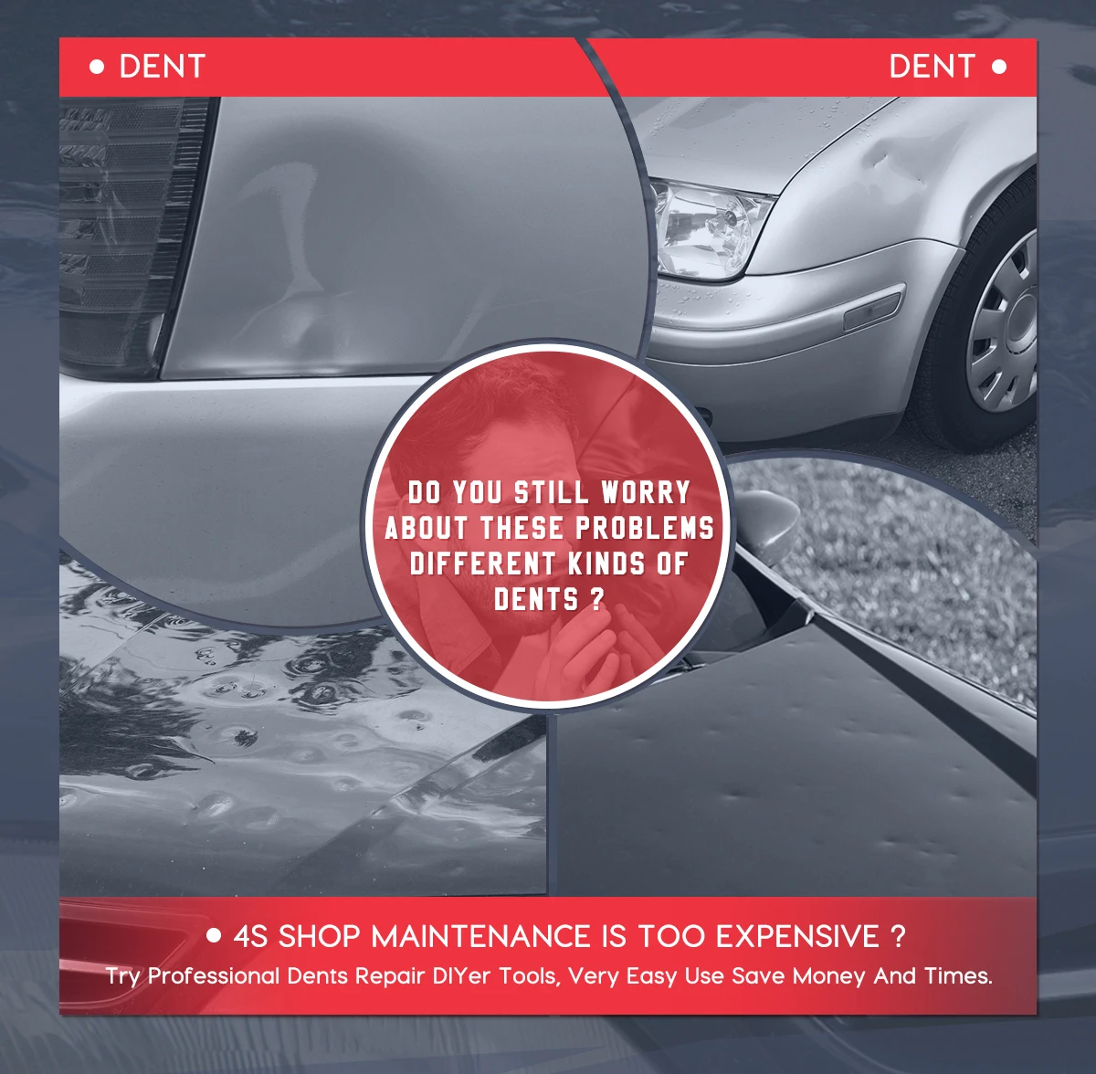 New 1000W 110V 220V Paint less Car Body Repair Tools Induction Heater Auto Body Repair Equipment Mini Car Dent Remover Machine