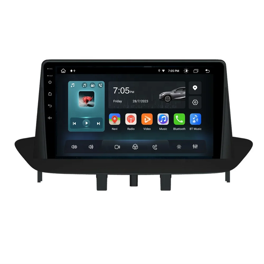RoadNavi Android 13 Car Radio for Renault MEGANE 3  2009-2014 CarPlay Gps Navi 4G 360 Camera