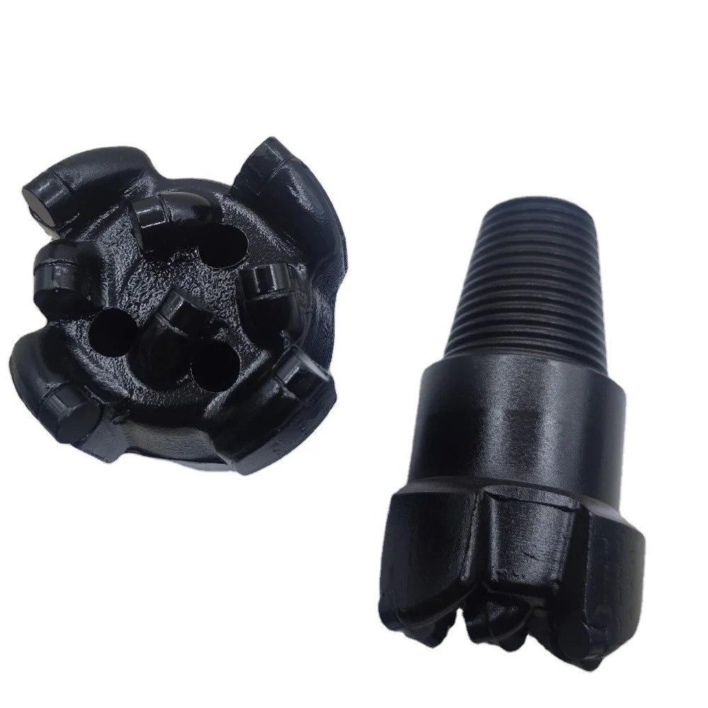 SML Male Thread Matrix Body PDC Drill Bit Tungsten Carbide Sintered Flat Top for Sale