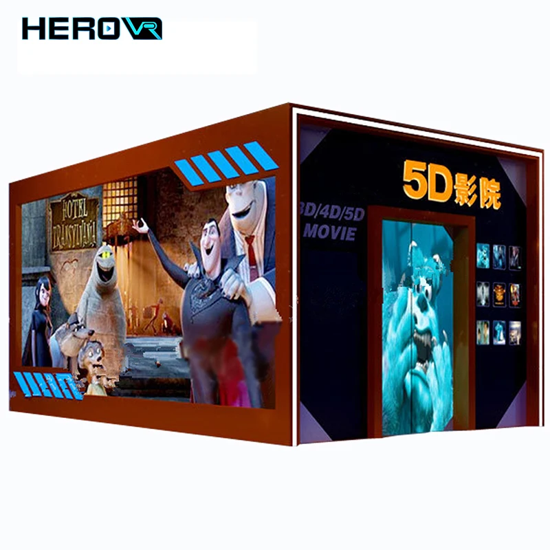 HEROVR Commercial Interactive 12D Motion Chair System 7D Equipment 6D Simulator Cinema