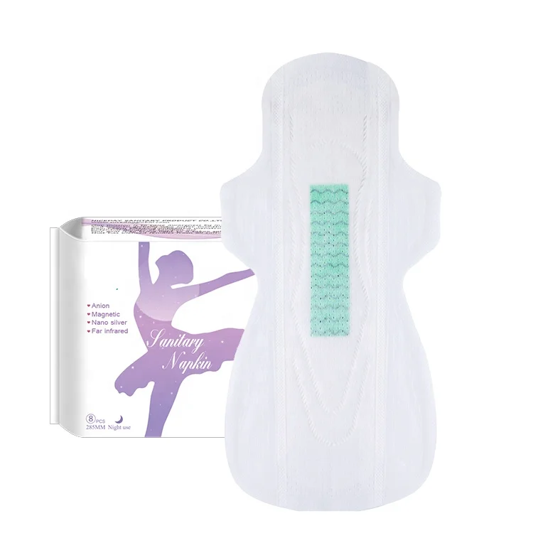 Night Use Anion Sanitary Napkins Wholesale free sample brand Ladies Pads Physiological Periods Towel Supplier