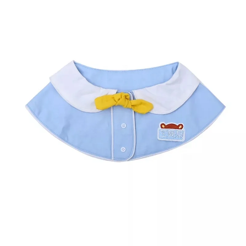 Customized pet name embroidery pet bib saliva triangle towel bib Dog bandana