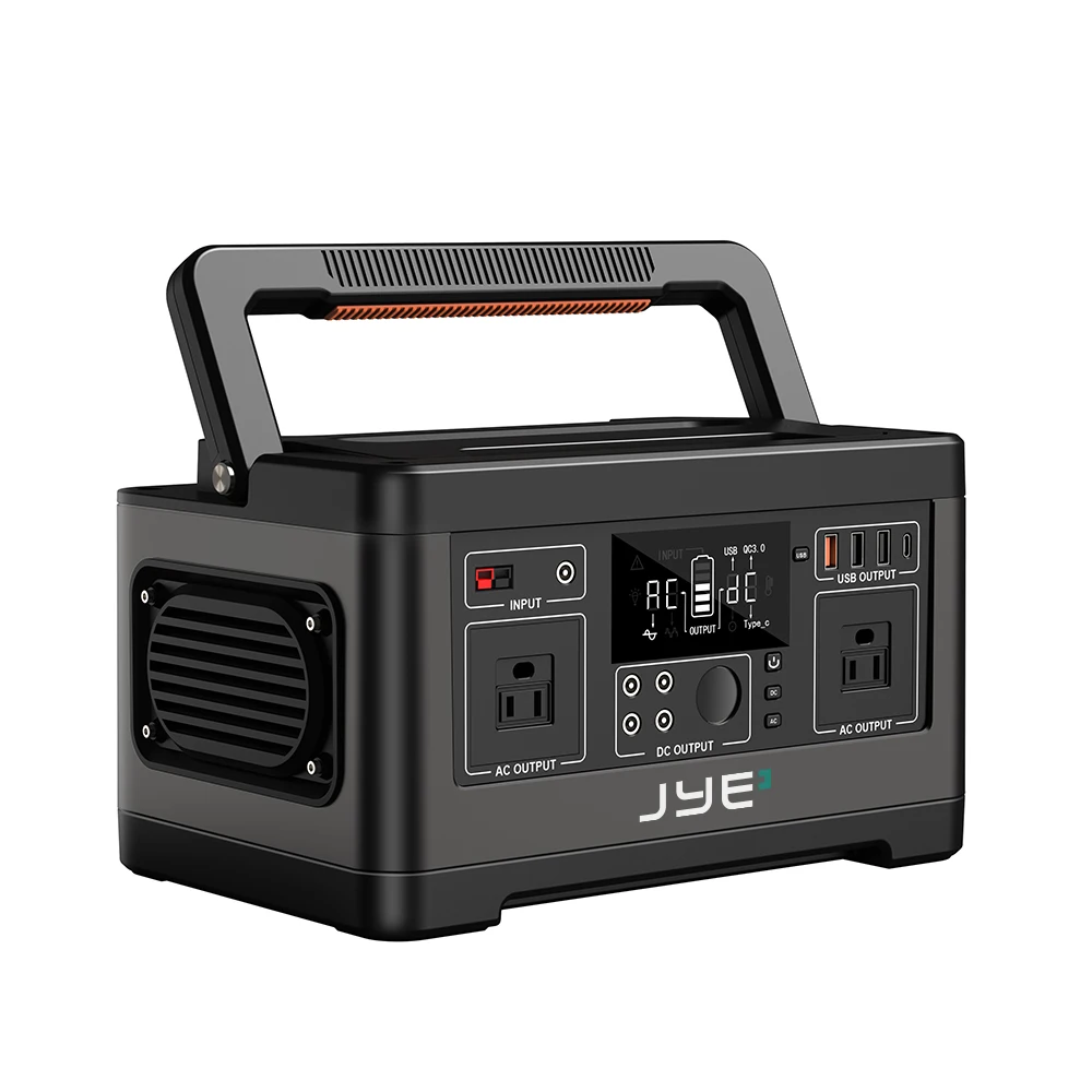 500W Outdoor Portable Power Supply  Solar Power Generators for Camping