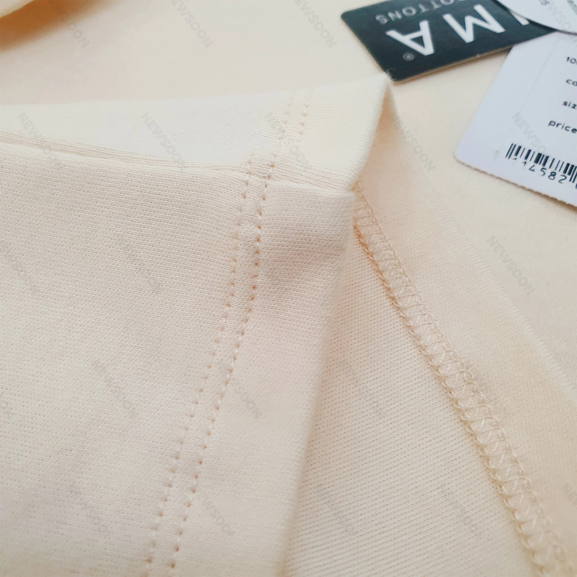 Spring T-shirts Organic Cotton Clothes Tops Unisex Peru Pima Cotton T shirt for  0-12M BabiesToddler Envelope Collar Oversize