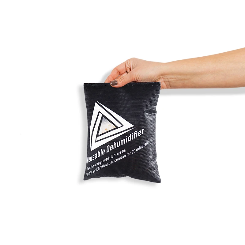 Reusable Interior Dehumidifier Auto Silica Gel Rechargeable Moisture Removal Bag for Car 1kg