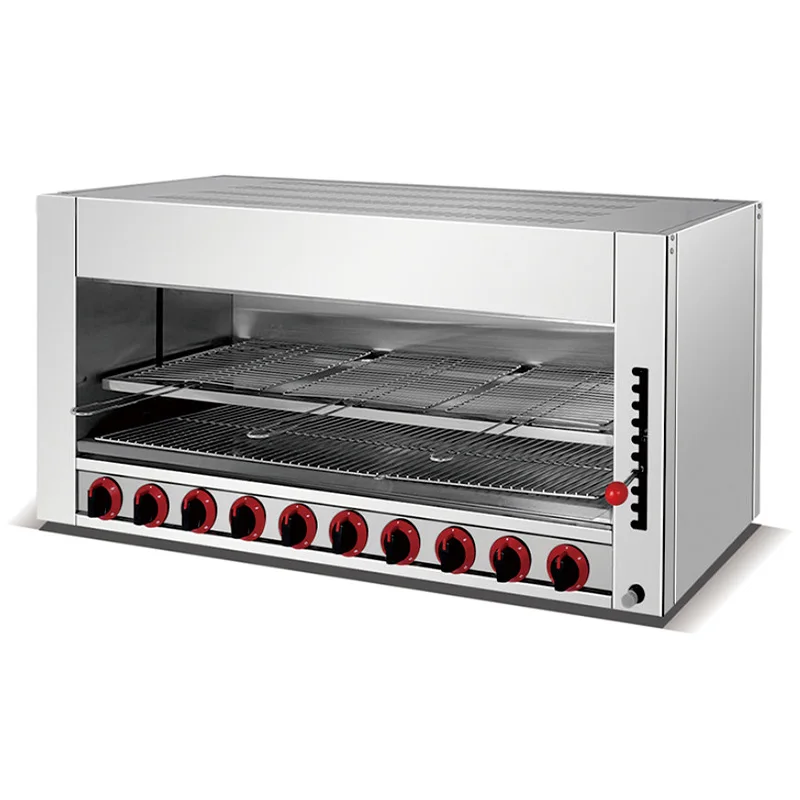 Fuqi Factory Directly Sale one Layers Gas Chicken Rotisserie Oven Stainless Steel For Commercial Restaurant