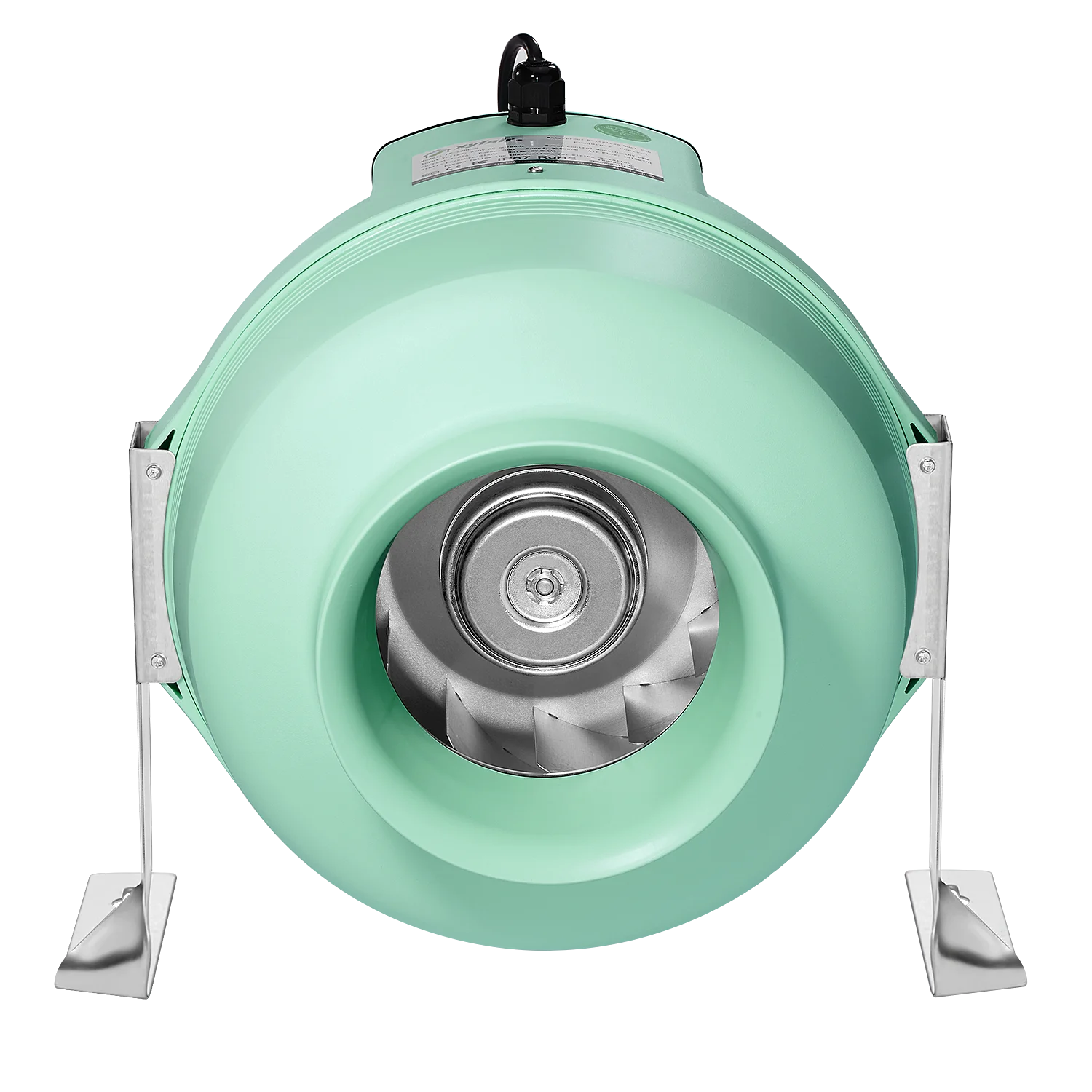 High quality silent 8 inch EC inline exhaust duct fan for bathroom toilet air fresh system