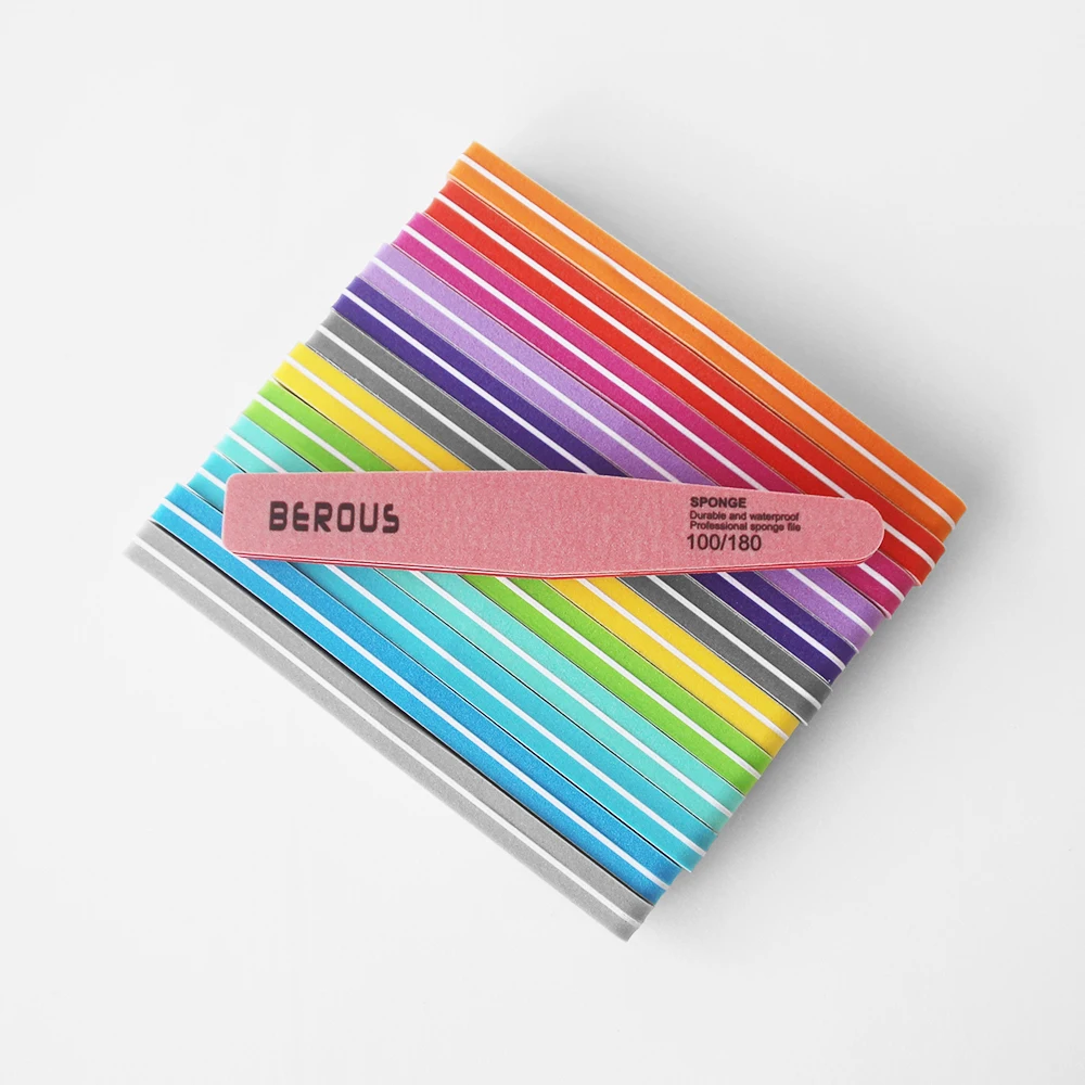 Personalized wholesale diamond shape abrasive zebra gray 80/100/120/150/180/240/320 grit emery board nail file custom logo