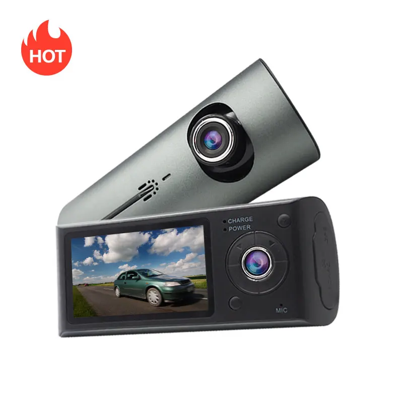 2 7 'Полный ЖК-дисплей AHD Автомобильная резервная DVR GPS двухобъективный фотоаппарат вид изнутри емкость Dash