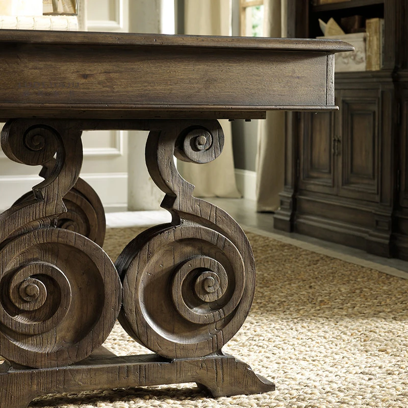 American style antique fashion high-end solid wood desk custom furniture