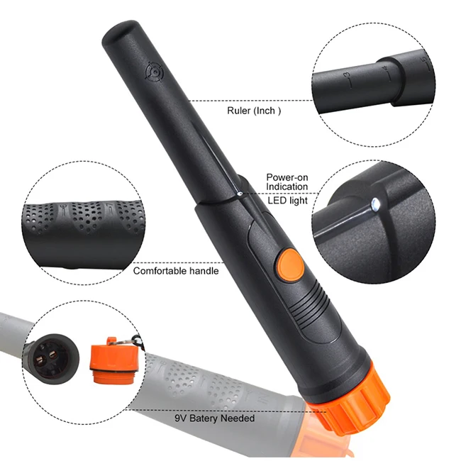 Fully waterproof pinpointer gold detector MD-720 underwater pinpointer