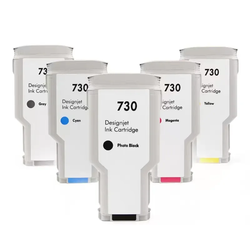 civoprint 300ML/PC 730 Compatible Ink Cartridge For HP DesignJet T1600 T2600 T1700 Printer P2V71A P2V72A P2V73A