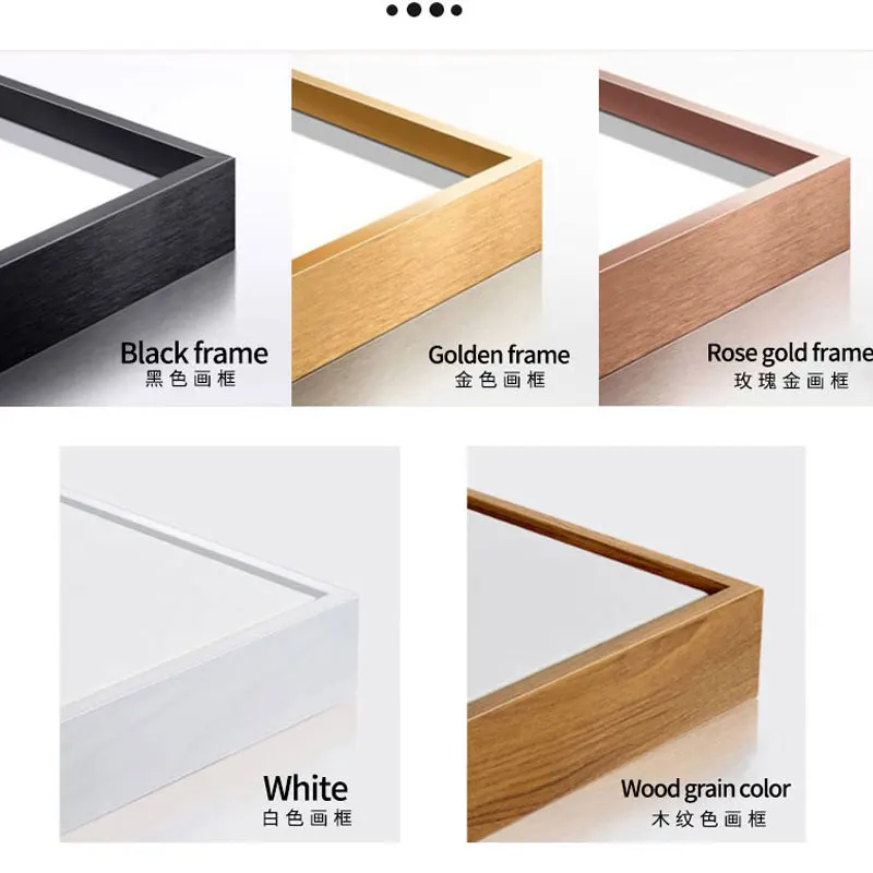 Modern popular mural painting color feather wholesale custom crystal wall painting