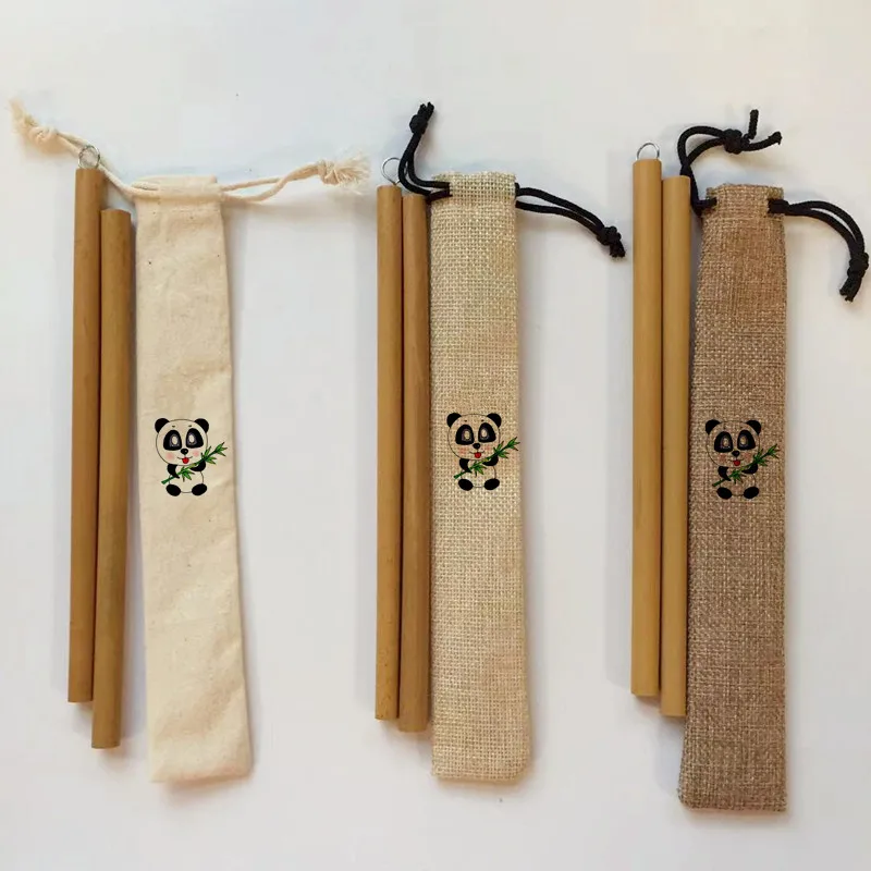 2022 amazon best seller reusable wholesale bamboo drinking straws with customized logo,bamboo straw logo