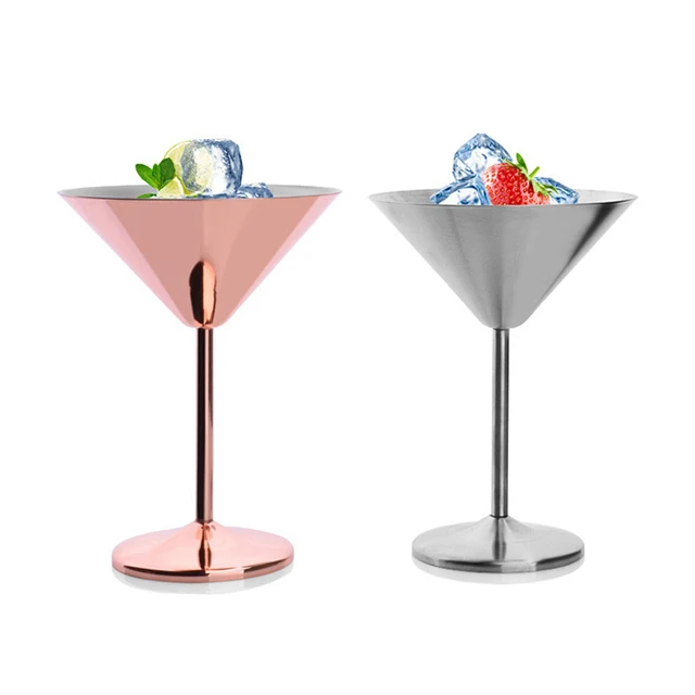 
Stainless Steel Martini Cocktail Glass 