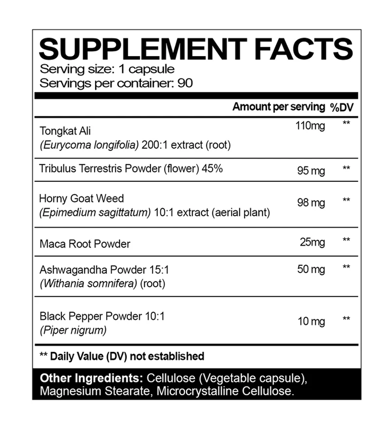 Quality certification  Men Health Roots Horny Goat Weed Extract Epimedium Capsules Epimedium Extract Tribulus Extract Capsules