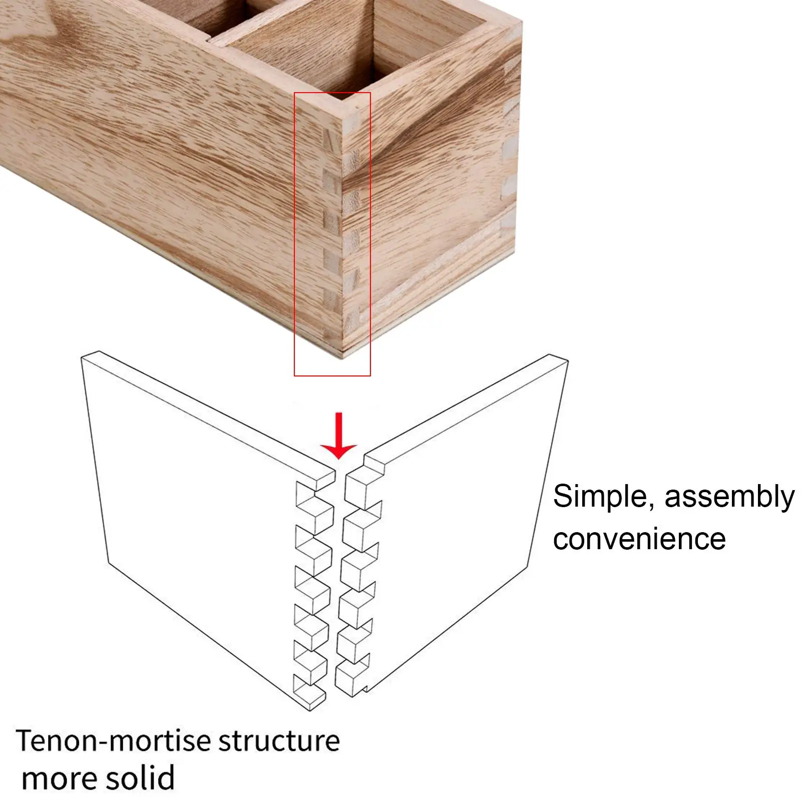 Desktop Storage with 4 Adjustable Smart Compartments, Multiuse for Store TV Remotes