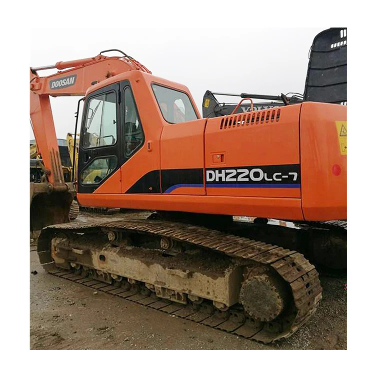 
DH220 doosan construction cheap used excavator machine for sale 