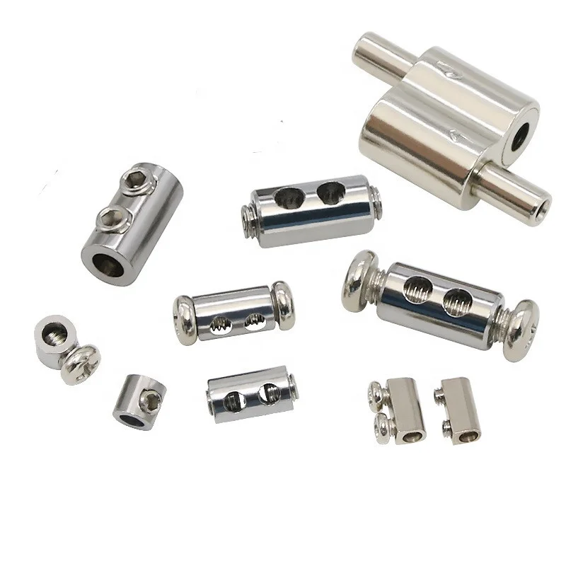 Rongtong Hot Selling copper plated nickle wire rope clip for lighting suspension kits