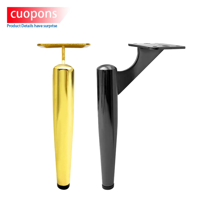 Decoration Furniture Leg Modern Luxury aluminum Alloy Sofa Legs Iron Rose Golden Metal Bed Feet Modern Cabinet Foot for Sale