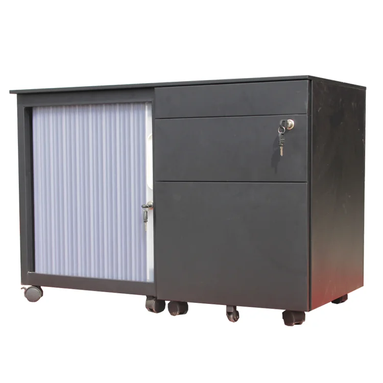 Черный шкаф для файлов, стальные шкафчики, огнестойкие, водонепроницаемые, прочные металлические шкафы для хранения, вращающаяся дверь, стальной шкаф для хранения с 3 ящиками