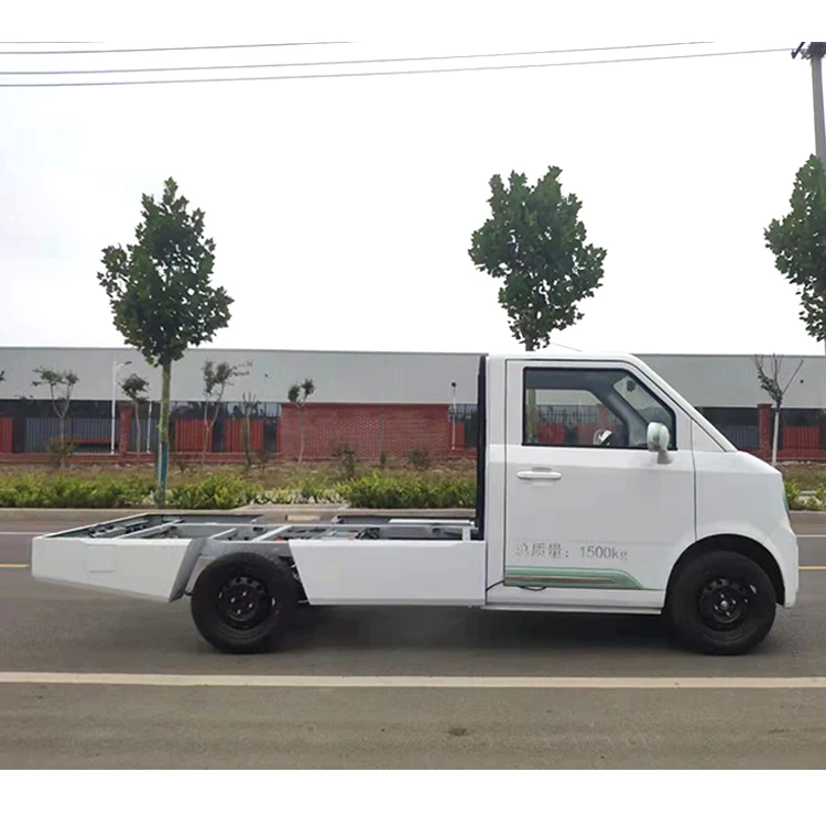 Chinese Supplier Low Cost Mini Electric City Car Four Wheel Flatbed Truck