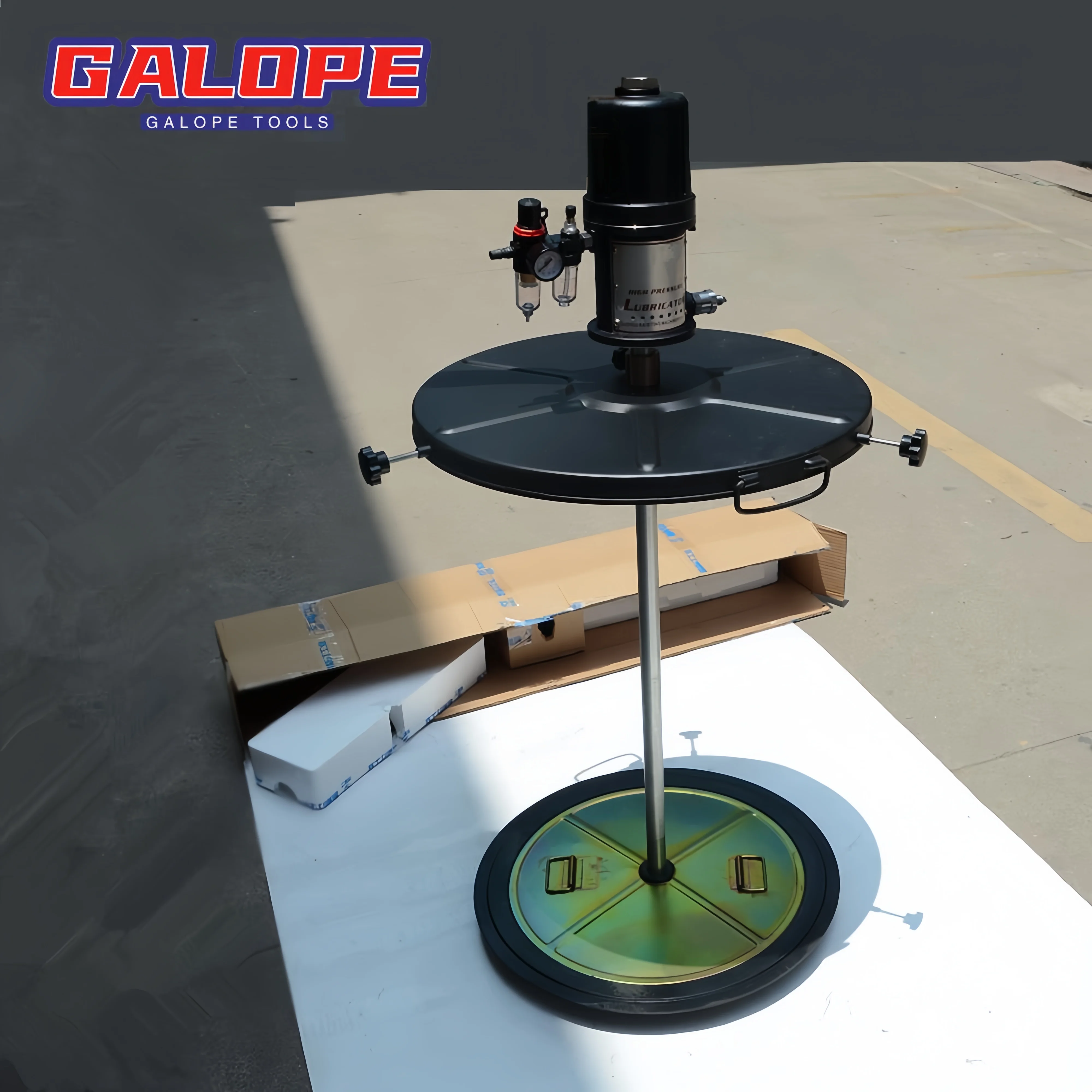 55 Gallon 200L Bucket Barrel Drum Air Grease Lubricator Oil Dispenser High Pressure 180kg Pneumatic Drum Grease Pump Kit