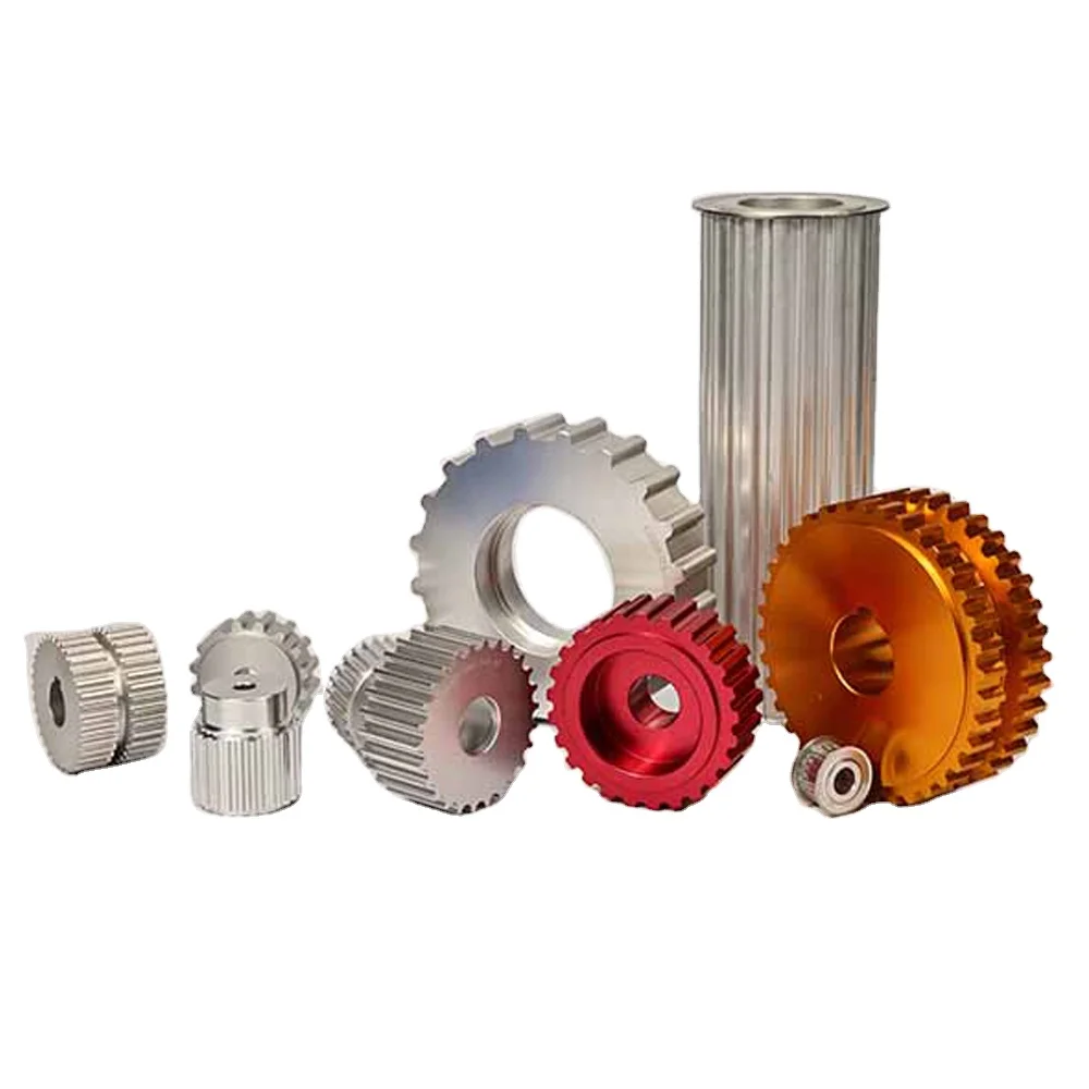 Customized aluminum timing belt pulley
