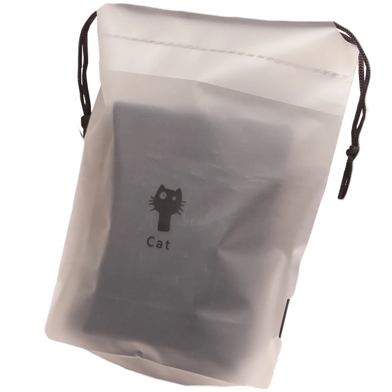 Индивидуальная Милая прозрачная/матовая сумка на шнурке для хранения