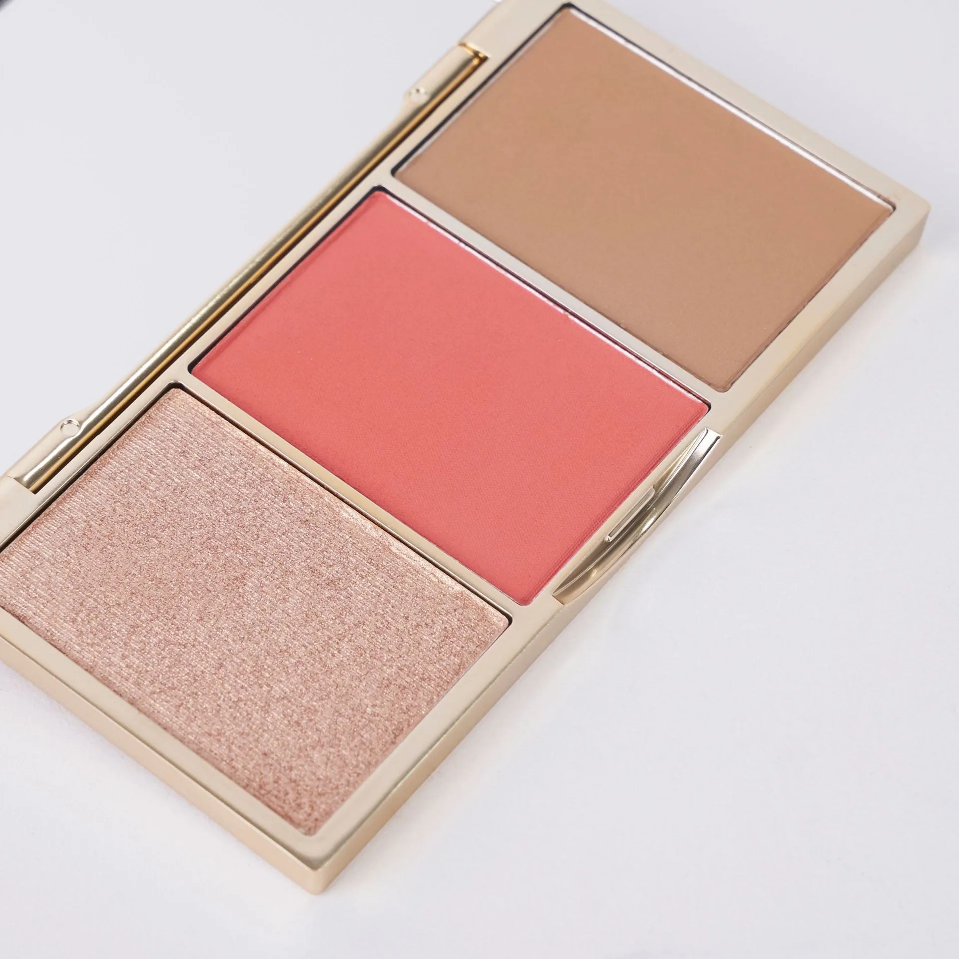 Wholesale Cosmetics high end Glitter Shimmer Highlighter Powder Face Highlighter Palette Makeup