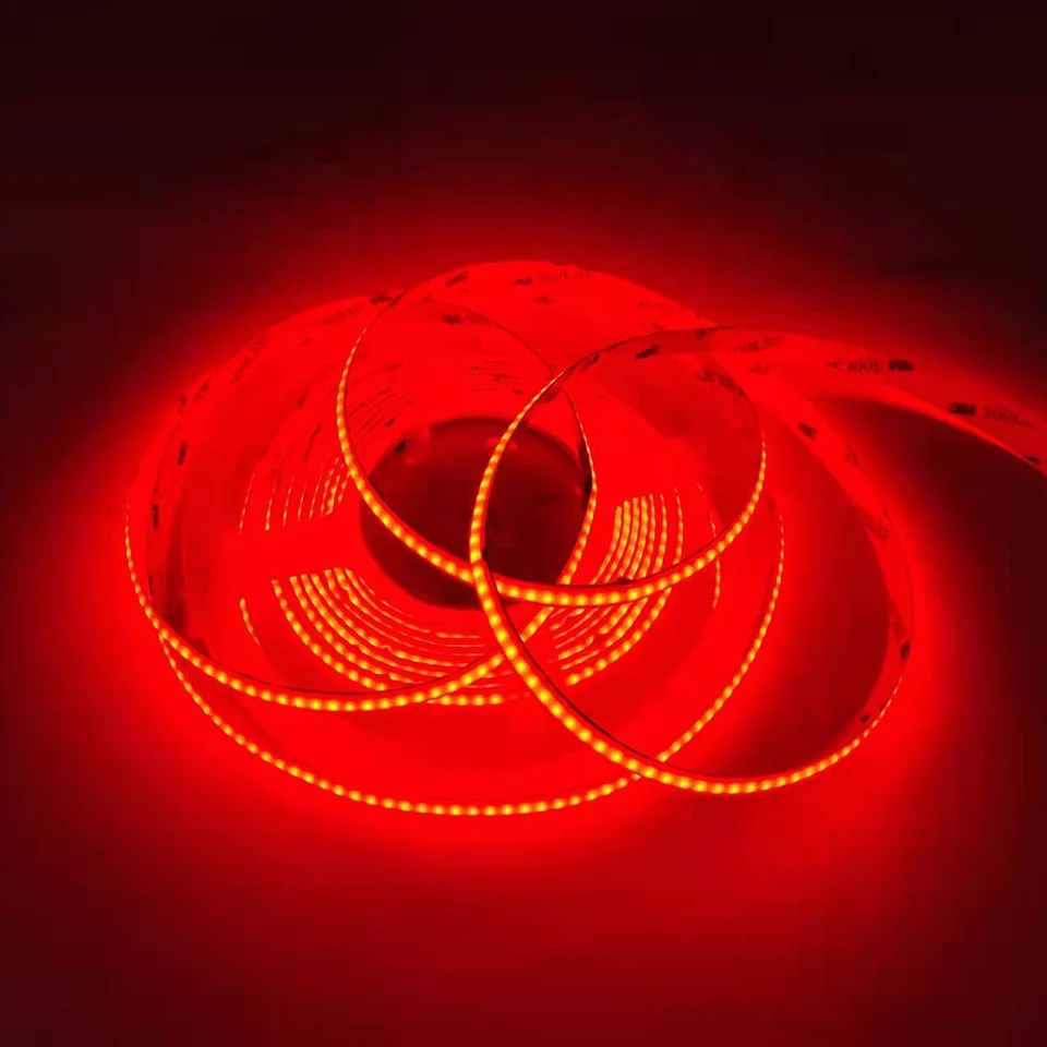 Уличное украшение высокого качества 12 в 24 В 576 светодиодов/м IP20 IP67 IP68 RGB COB умная Светодиодная лента