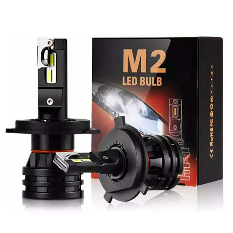 QIDEWIN M2 mini size led headlight lamp for Car csp chip led light bulb 12v 9005 9006 H13 9004 9007 Auto Foglamp