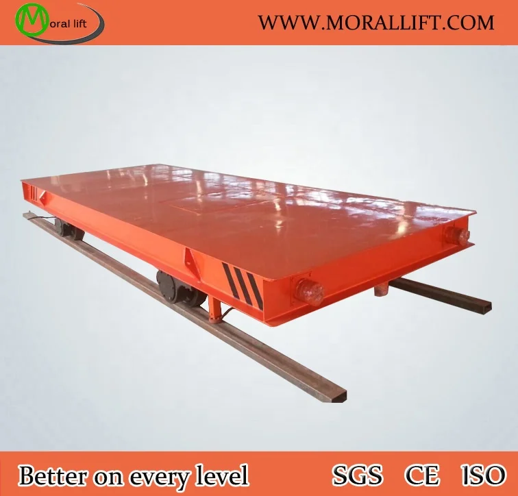 KPD series battery powered rail electric flat car with professional engineer design