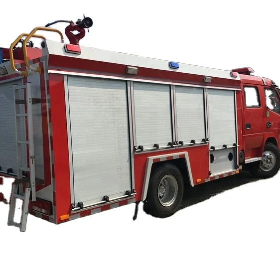 Flat head 3000 liters fire fighting water truck for sale