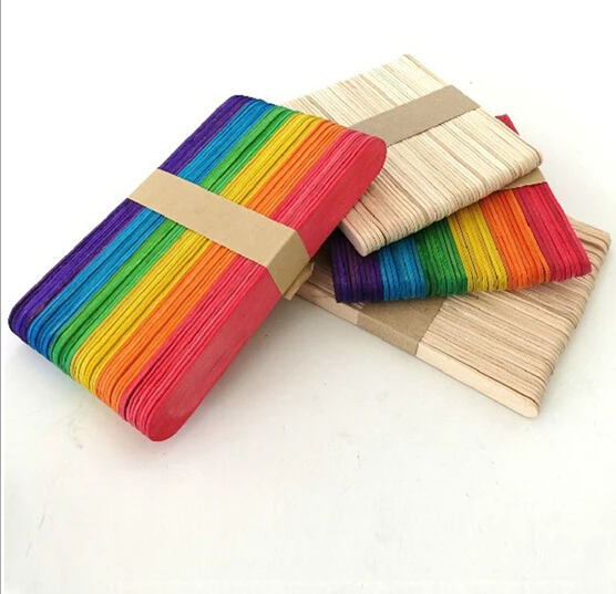 Sustainable round Edges Wooden Stick for Ice Cream Eco-Friendly Product